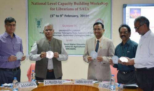 National Level Capacity Building Workshop for Librarians of SAUs  Organized by University Library, PJTSAU, Hyderabad from 5th to 9th February, 2019