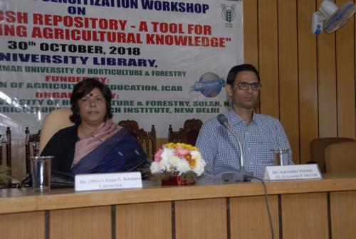 Workshop at Dr. Yashwant Singh Parmar University of Horticulture and Forestry , Solan
